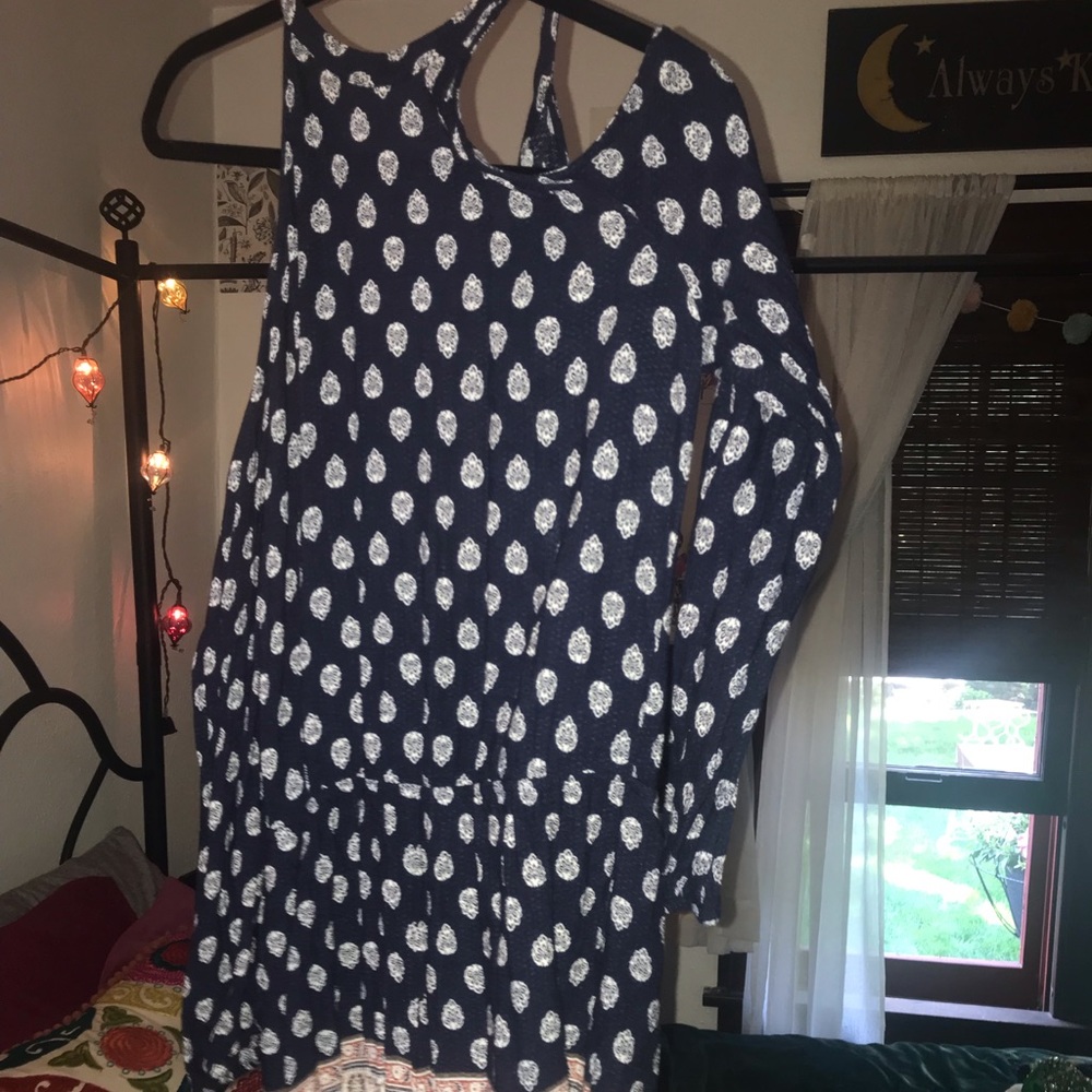 Cut sleeve romper